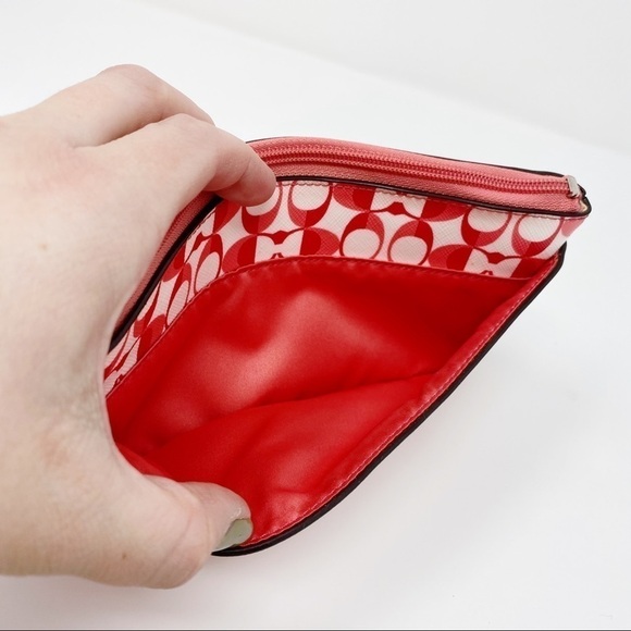 Coach Wristlet Go Go Peyton Dream Signature C Print Pink - Picture 7 of 13